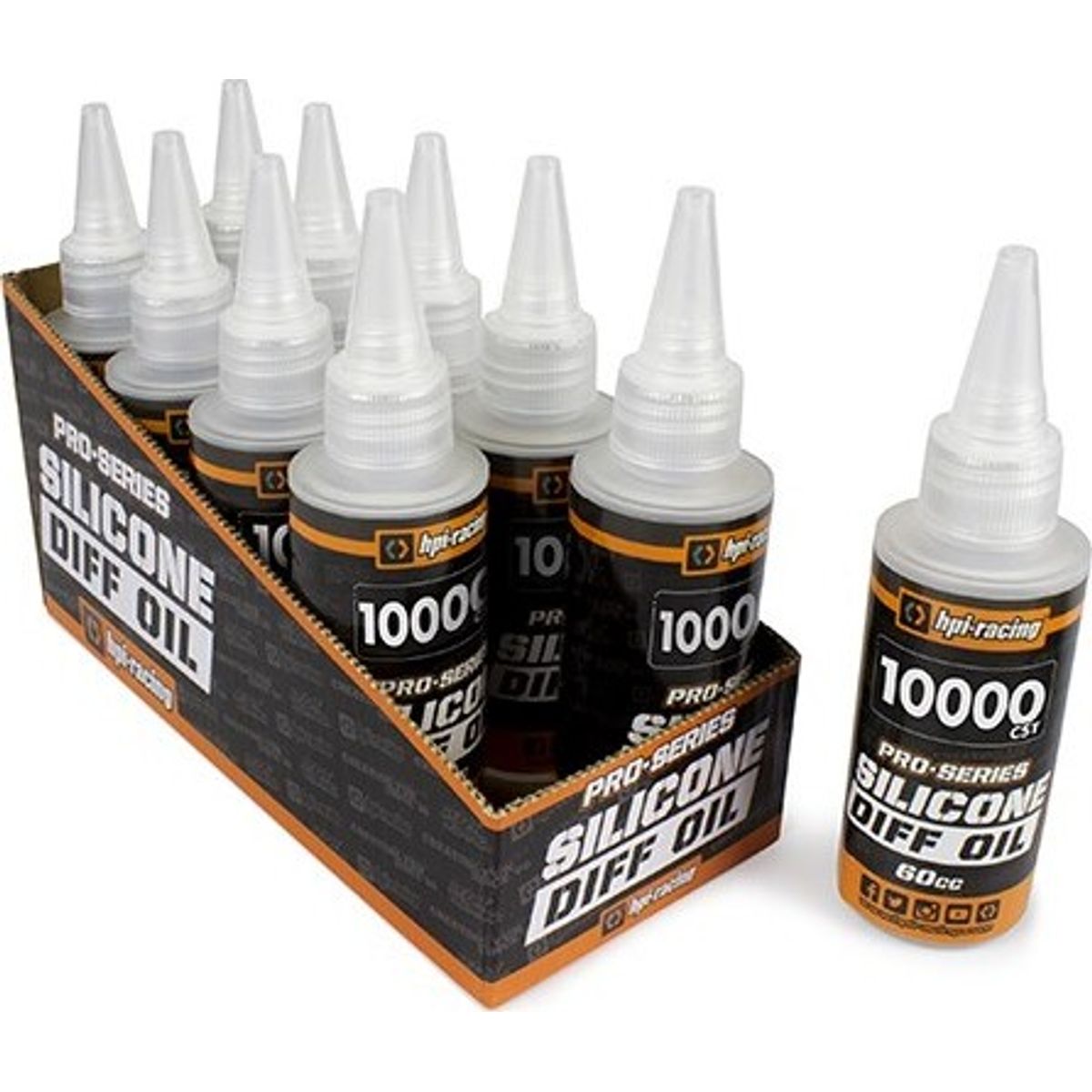 Pro-series Silicone Diff Oil 10,000cst (60cc) - Hp160391 - Hpi Racing