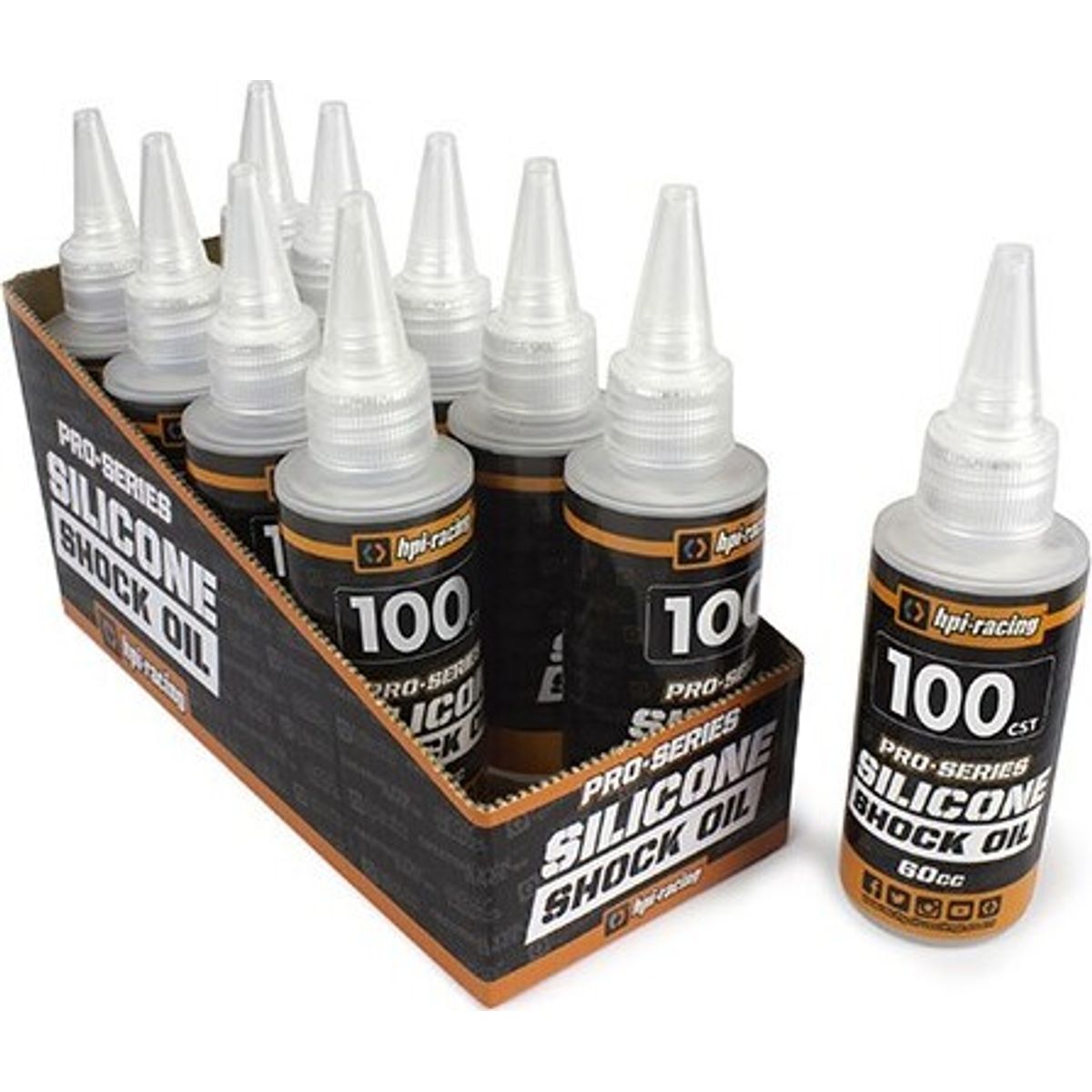 Pro-series Silicone Shock Oil 100cst (60cc) - Hp160381 - Hpi Racing