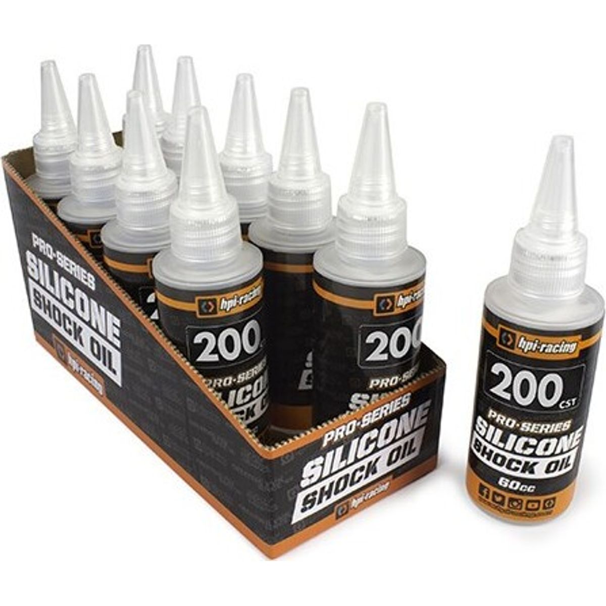 Pro-series Silicone Shock Oil 200cst (60cc) - Hp160382 - Hpi Racing