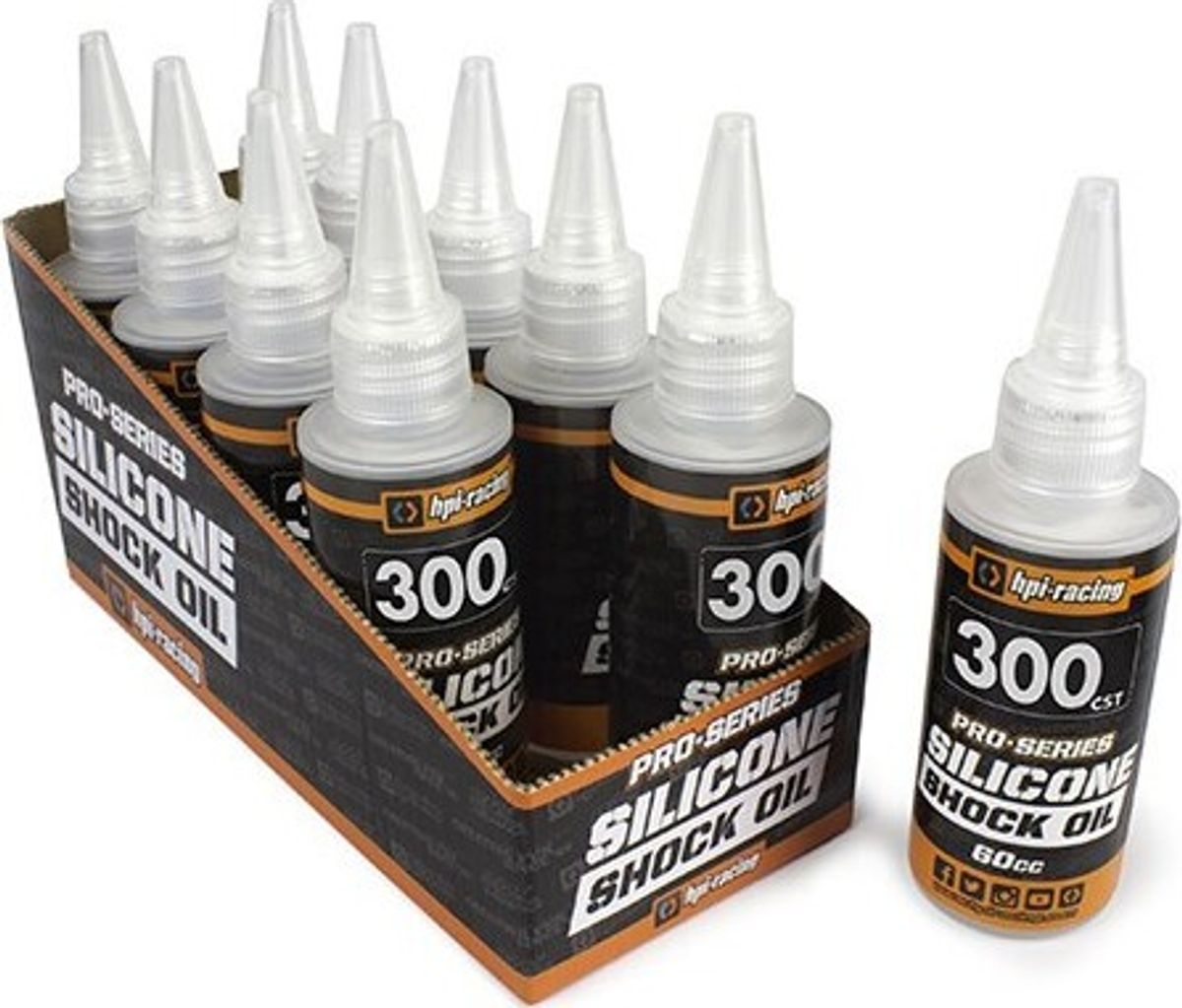 Pro-series Silicone Shock Oil 300cst (60cc) - Hp160383 - Hpi Racing