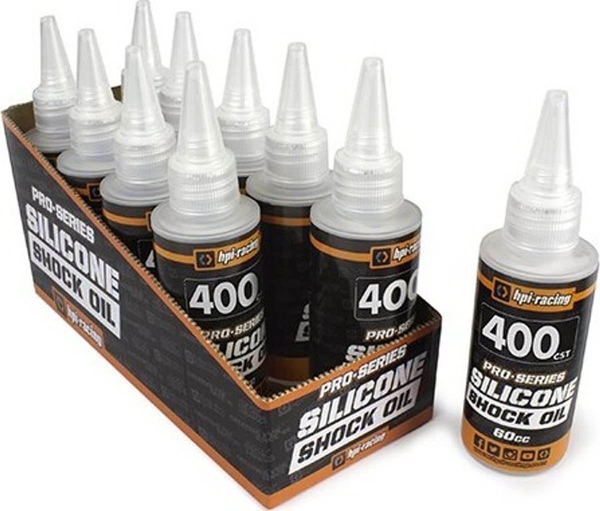 Pro-series Silicone Shock Oil 400cst (60cc) - Hp160384 - Hpi Racing