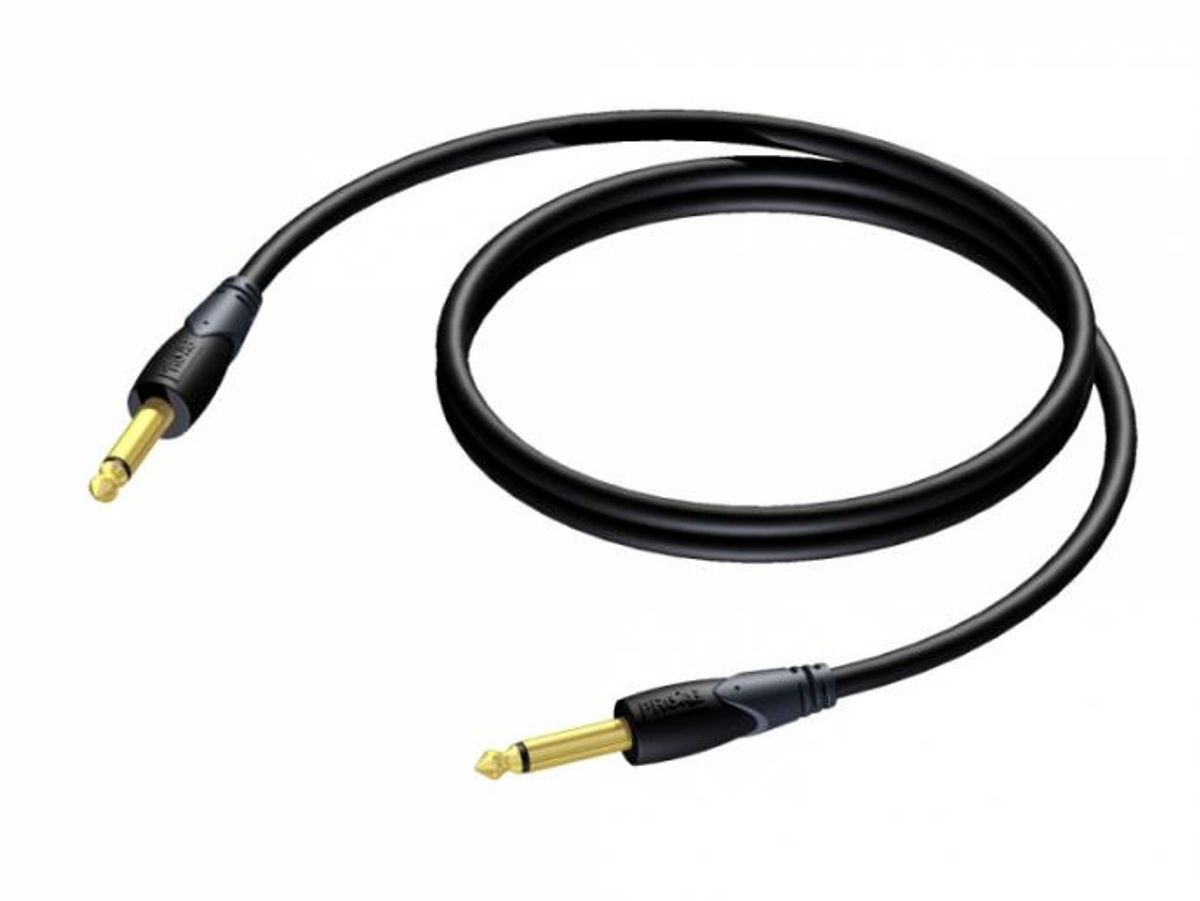 Procab CLA600 - Jack 6,3mm Han Mono instrument kabel 1,5 meter