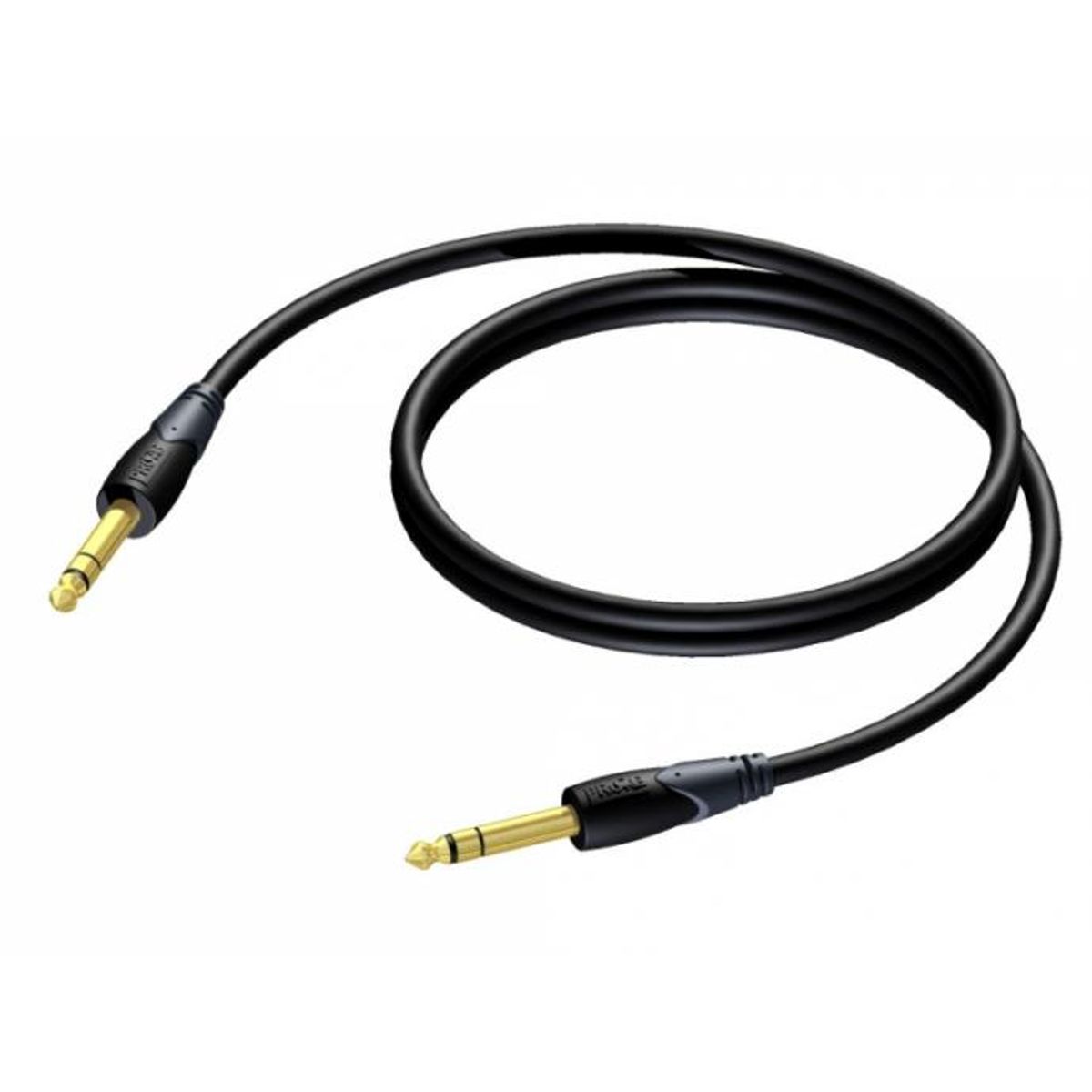 Procab CLA610 - Jack 6,3mm Stereo Han til Han kabel 10 meter