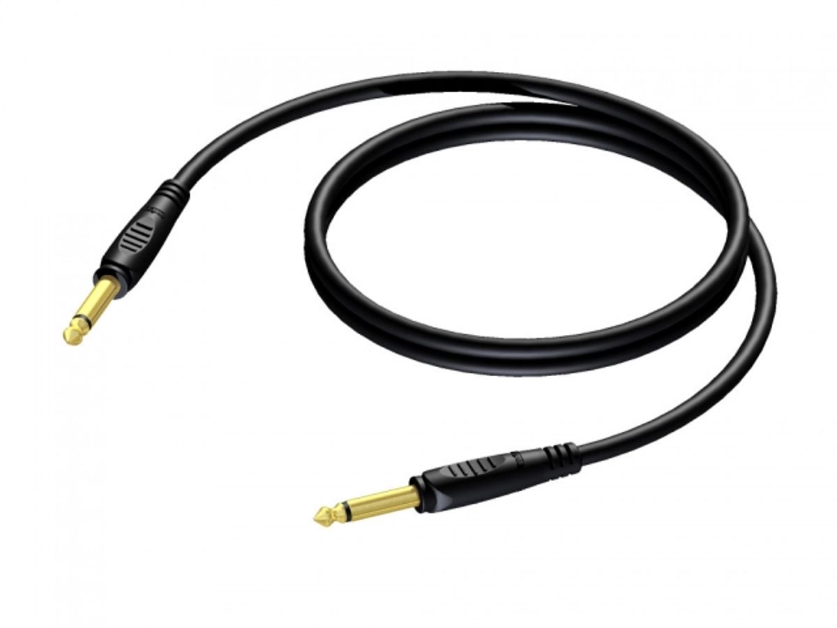 Procab REF600 - Jack 6,3mm Han Mono instrument kabel 1,5 meter