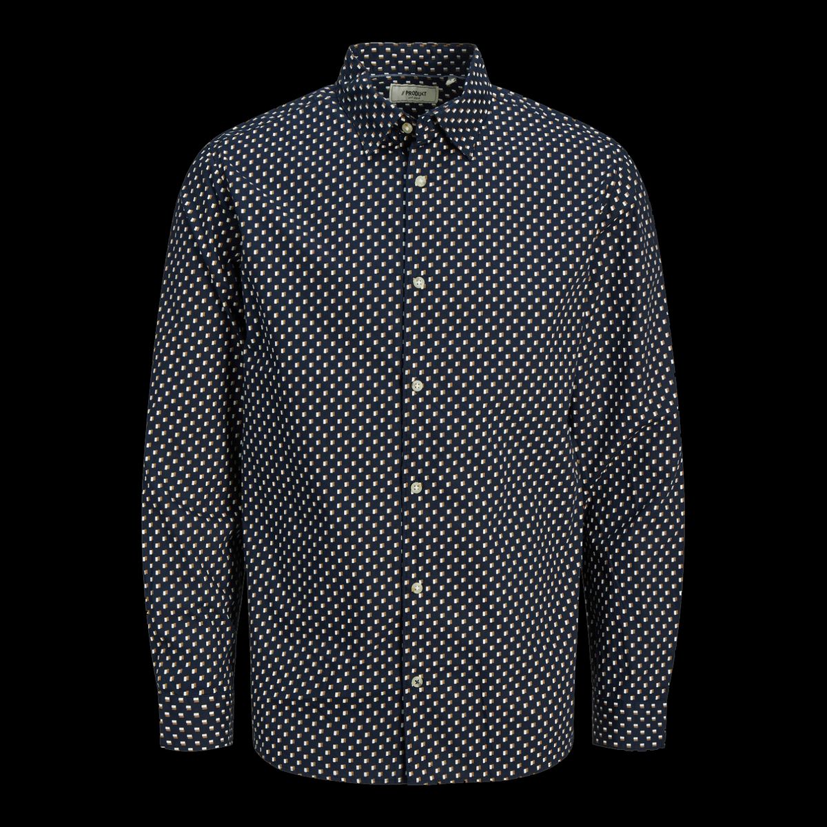 Produkt Herre Skjorte - Navy Blazer/Square - S