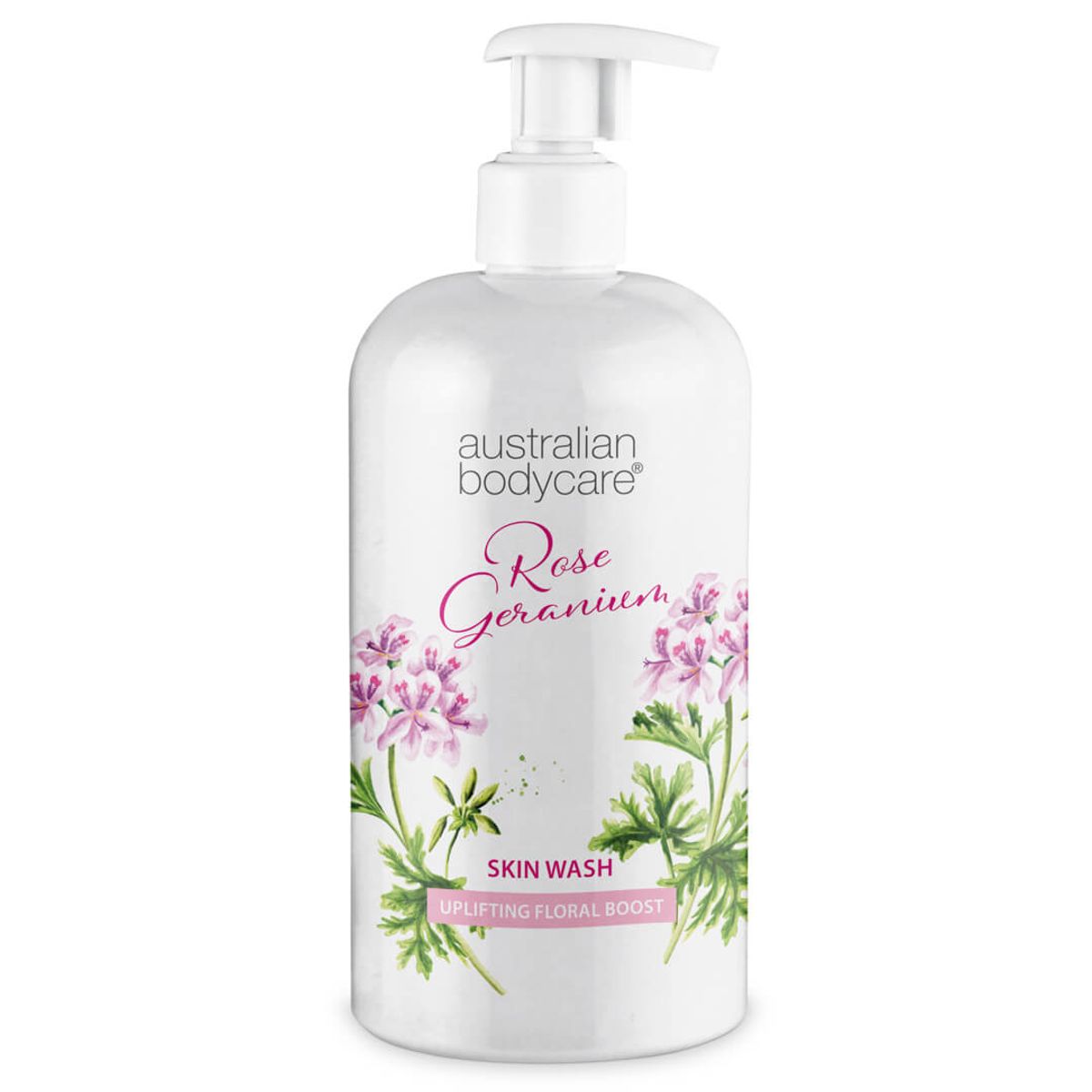 Professionel Rose Skin Wash â Dybderensende professionel showergel med Tea Tree Oil og Rose Geranium - 1000 ml