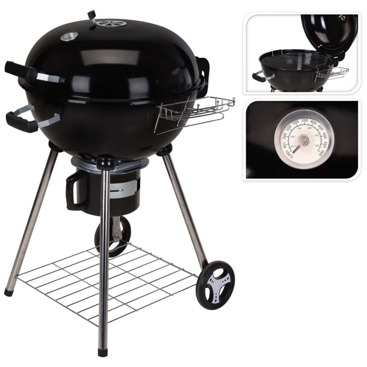 ProGarden kuglegrill 68x57x99 cm