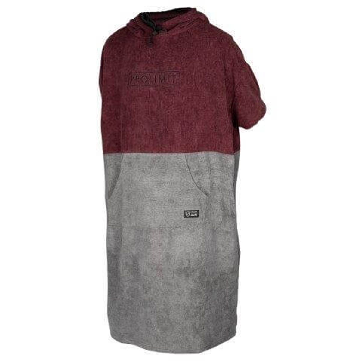 PROLIMIT Badeponcho - Burgundy/Dark Grey