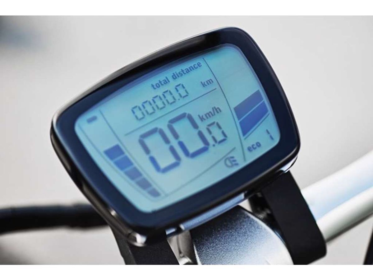 Promovec - Center display Ø22 LCD Promovec Elcykler (higo stik - 2016) inkl.holder