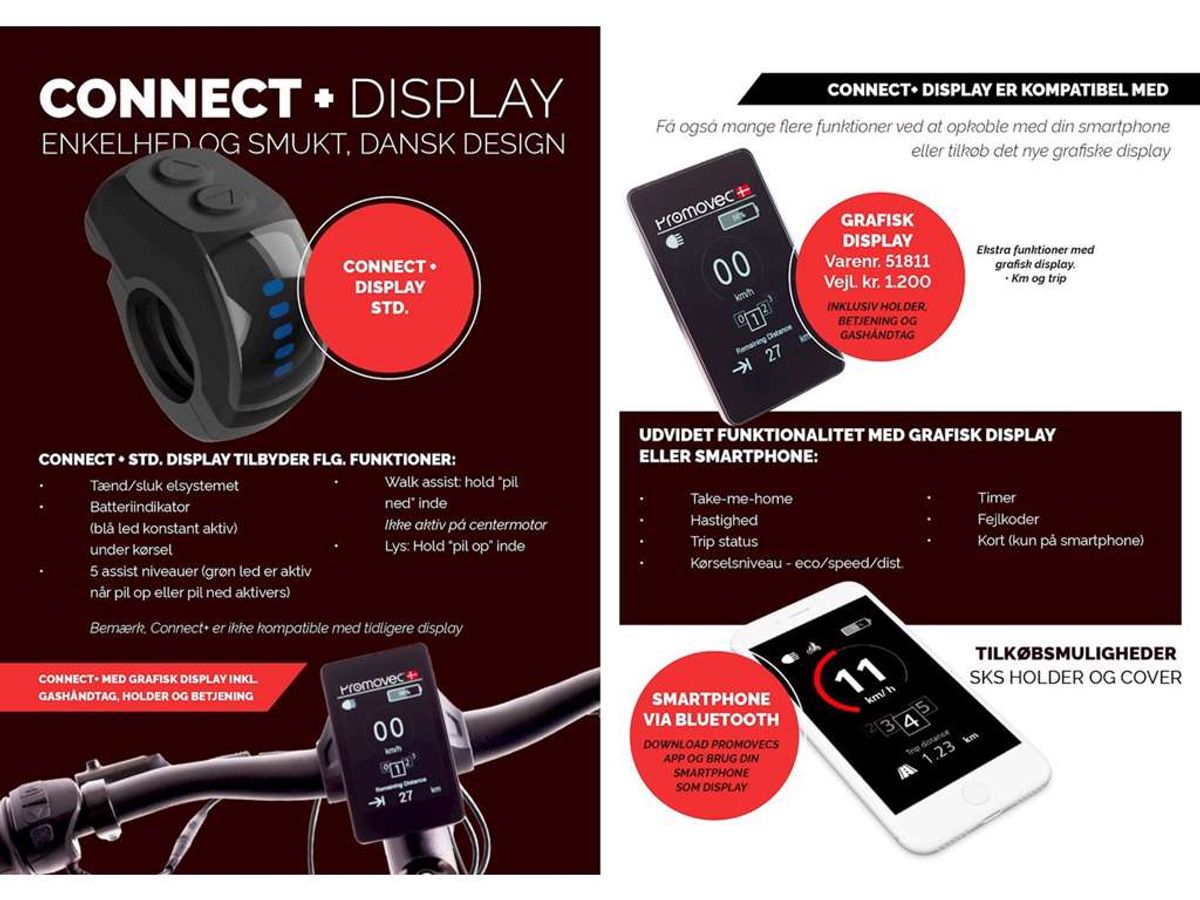 Promovec - Grafisk center display incl. kontrol for Connect +