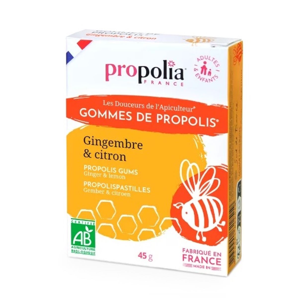 Propolia® - Økologisk Propolis Sugetabletter med Ingefær, Citron & Agave