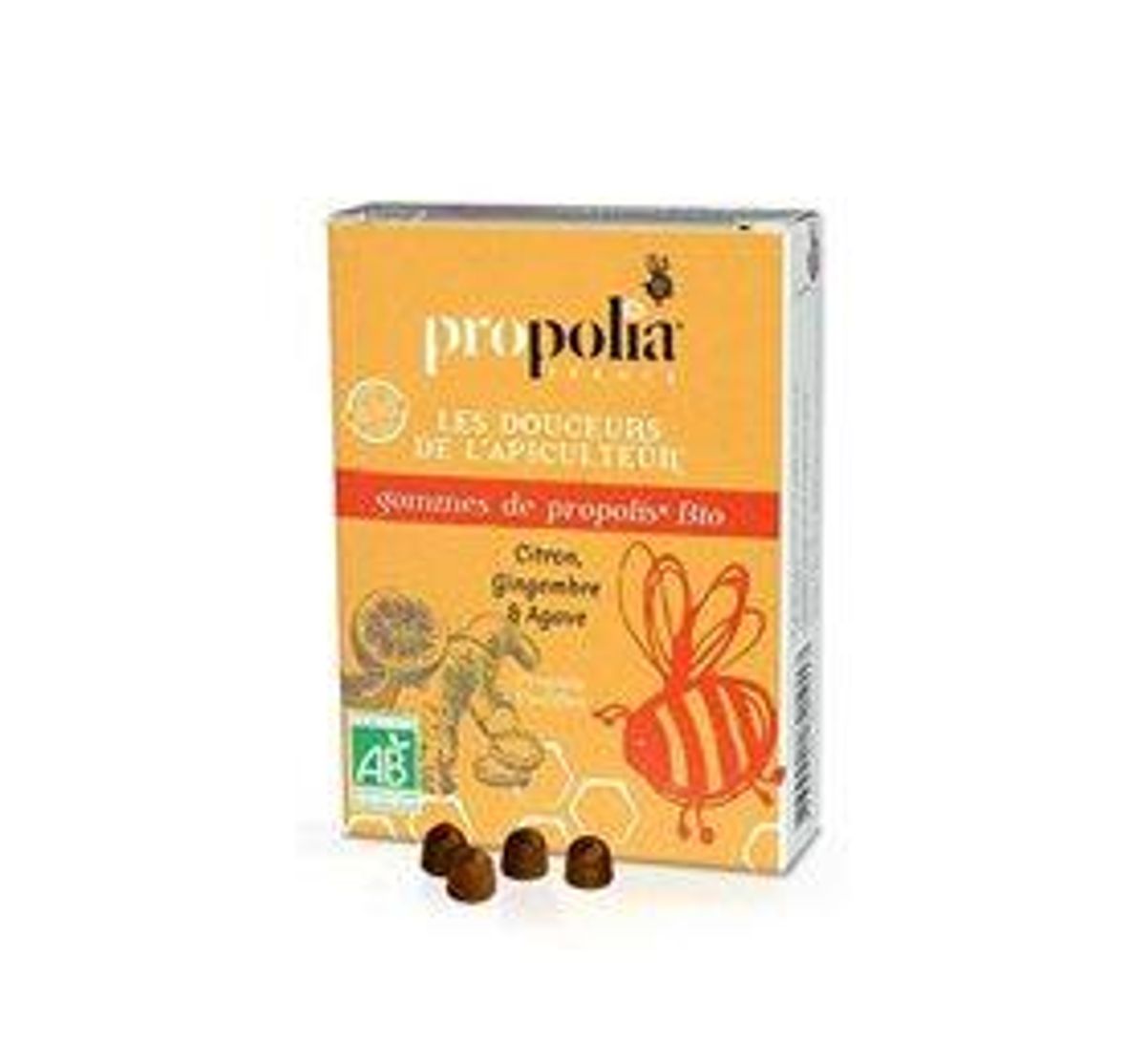 Propolis sugetabletter m. Ingefær Ø - 45 g.