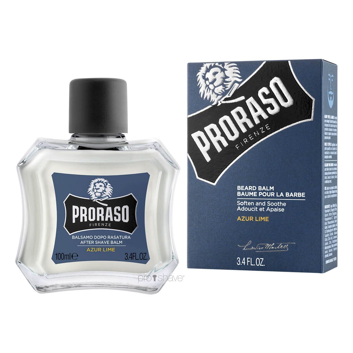 Proraso Aftershave Balm, Azur Lime, 100 ml.