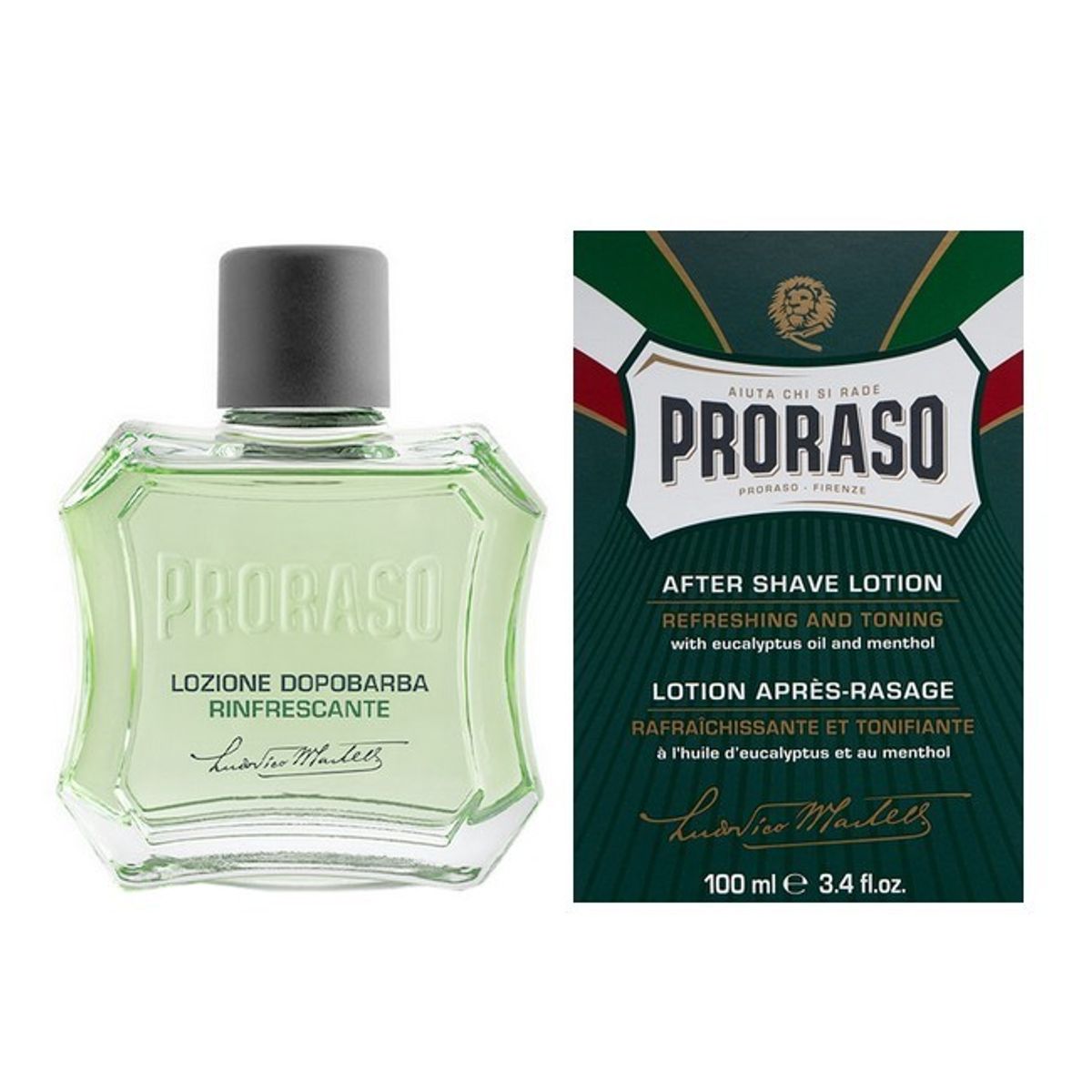 Proraso - Aftershave Lotion Eucalyptus & Menthol - 100 ml