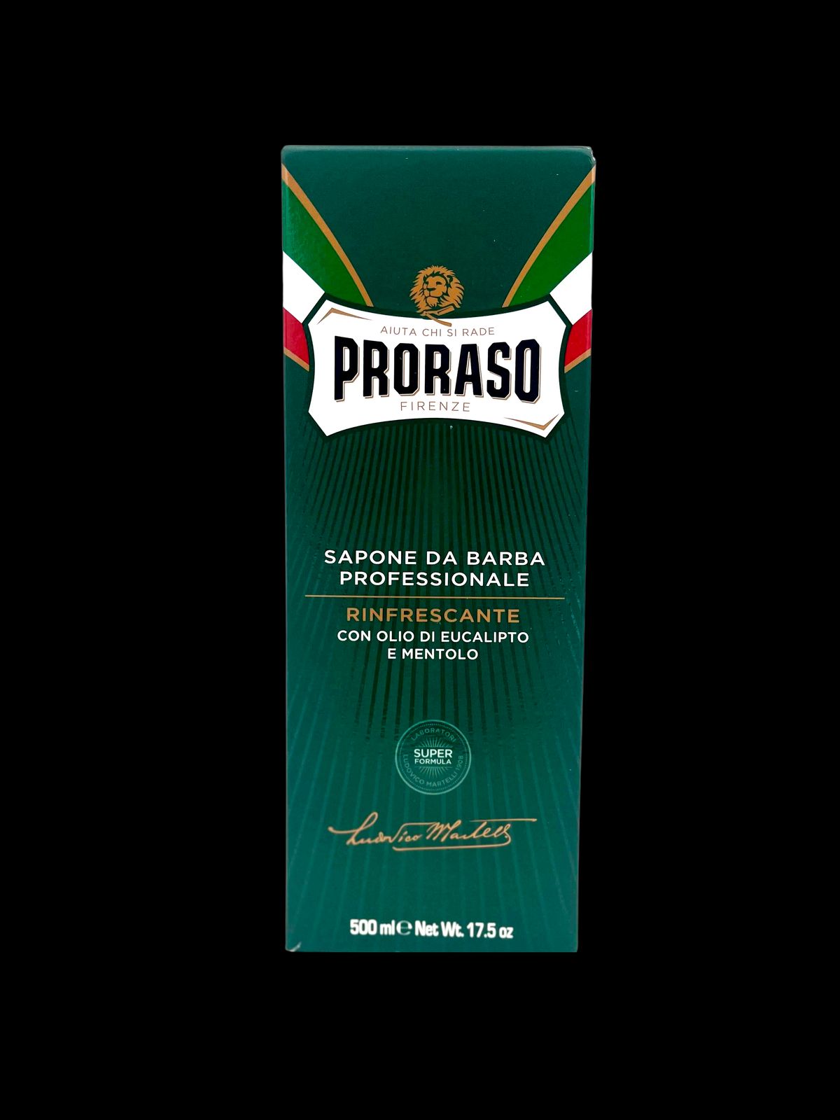 Proraso Barbercreme - Eucalyptus og Menthol (500 ml)