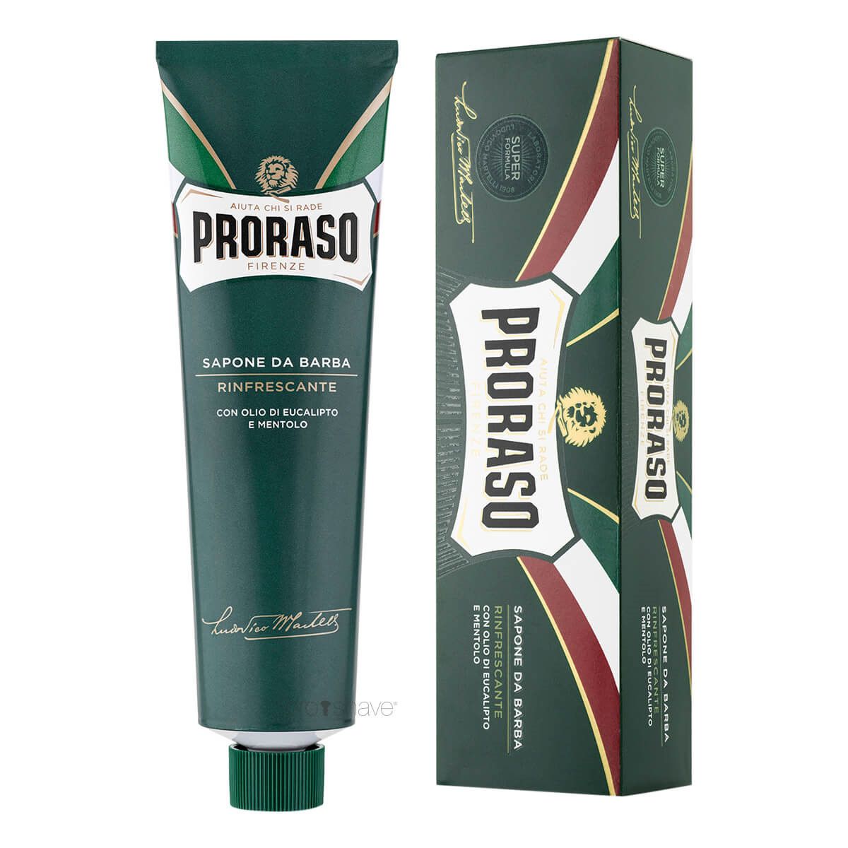 Proraso Barbercreme - Refresh, Eucalyptus & Menthol, 150 ml.