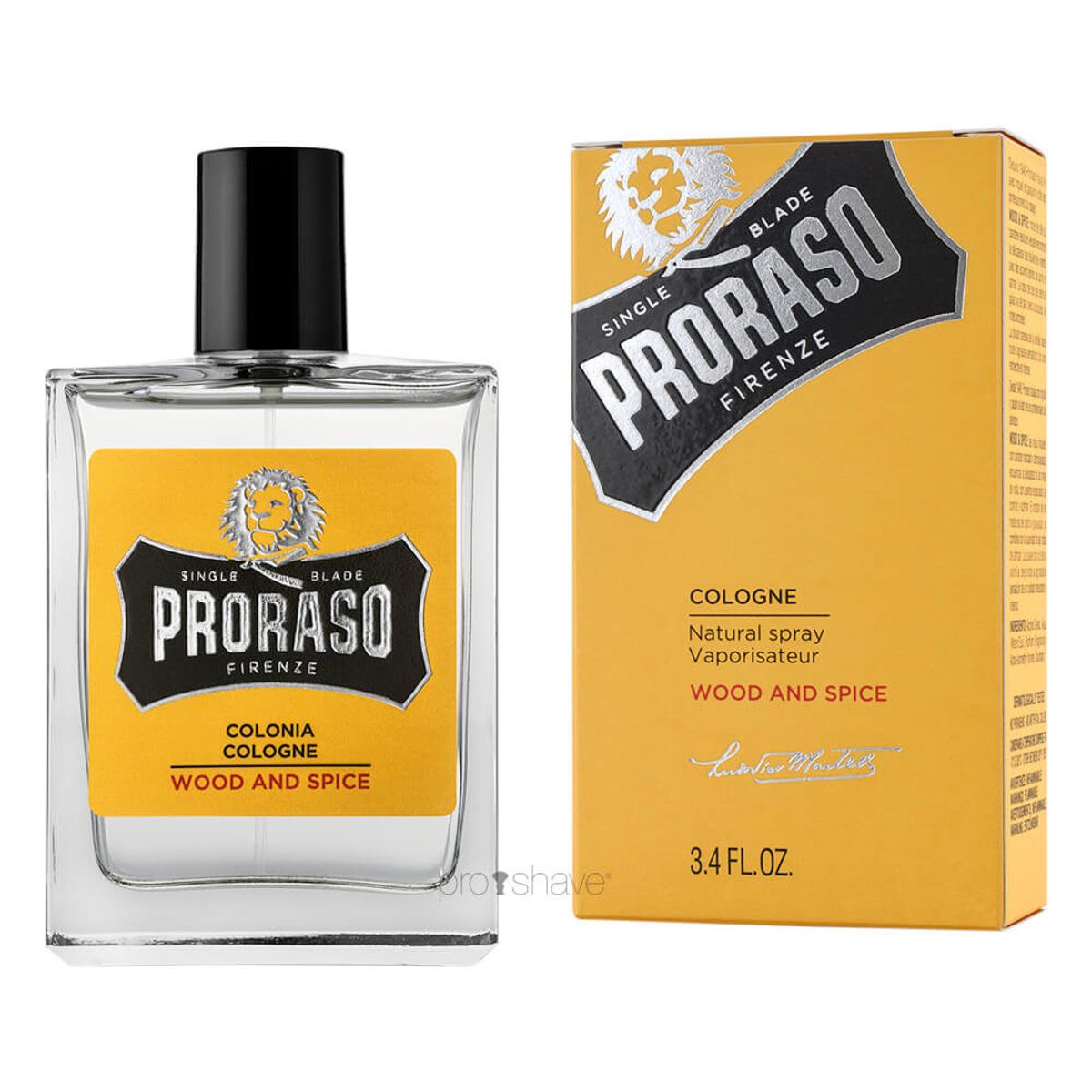 Proraso Cologne Wood & Spice, 100 ml.