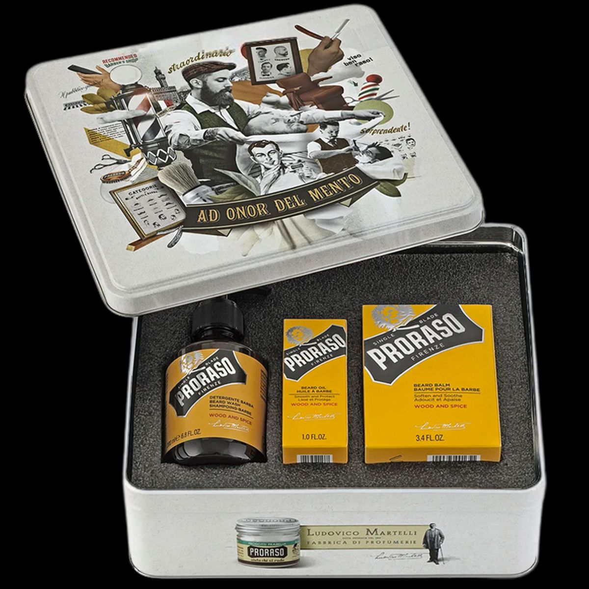 Proraso Gaveæske til skægpleje (Wood & Spice)