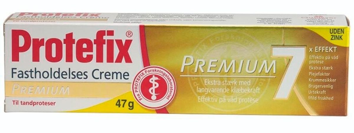 Protefix fastholdelsescreme Premium 47 gram.