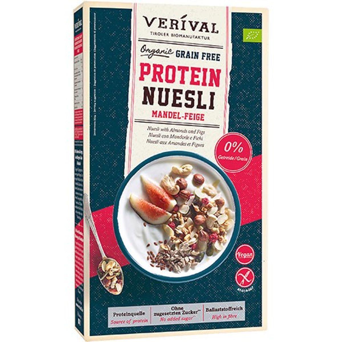 Protein Müsli - Mandel-Figner Økologisk - 300 gram