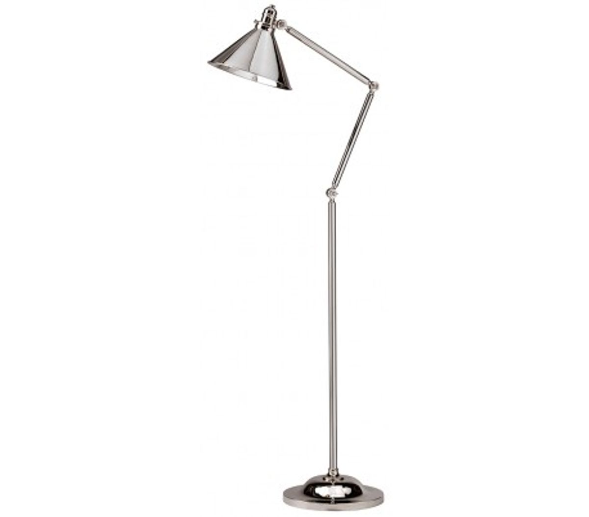 Provence Gulvlampe H167,3 cm 1 x E27 - Poleret nikkel