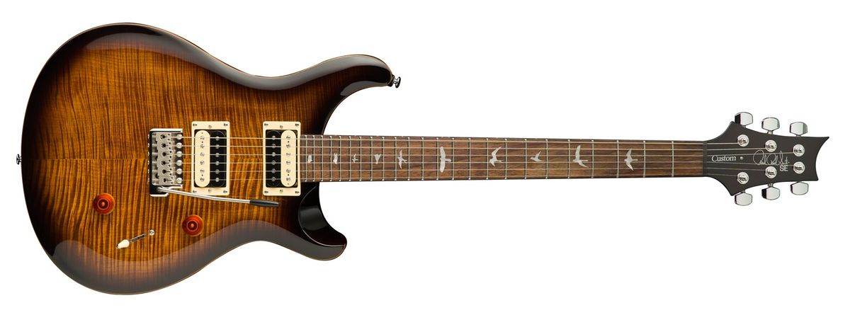 PRS SE Custom 24 El-guitar (Black Goldburst)