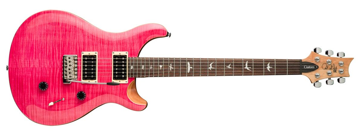 PRS SE Custom 24 El-guitar (Bonnie Pink)