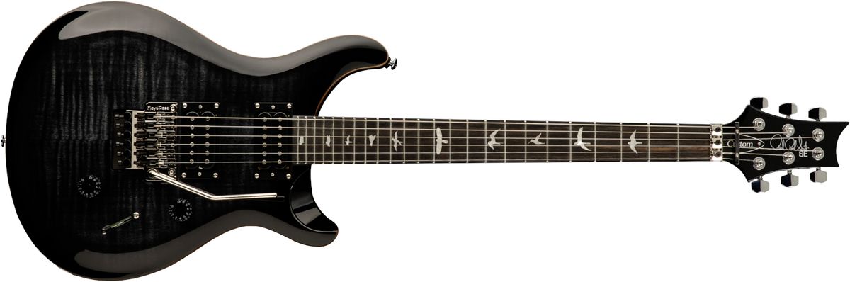 PRS SE Custom 24 Floyd Rose El-guitar (Charcoal Burst)