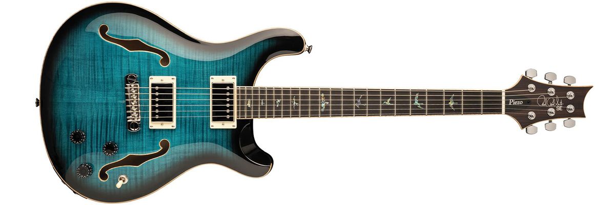 PRS SE Hollowbody II Piezo El-guitar (Blue Burst)