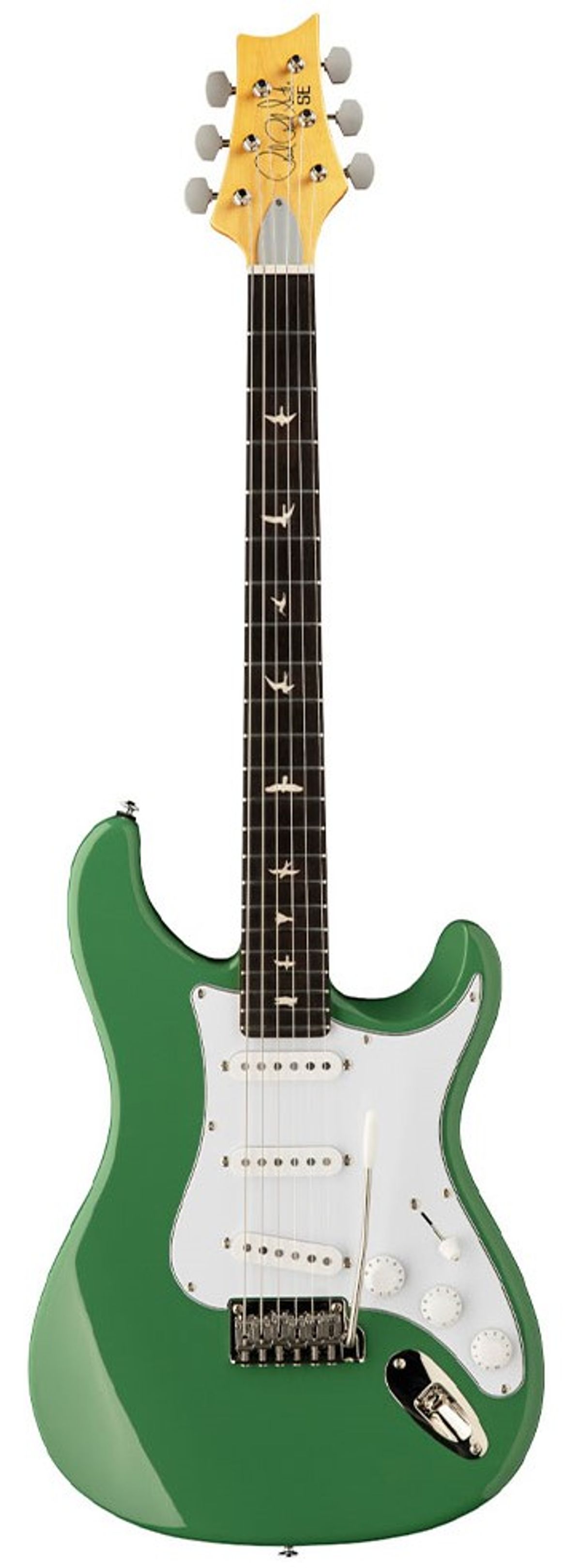 PRS SE John Mayer Silver Sky Ever Green - El-guitar