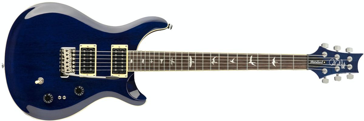 PRS SE Standard 24-08 El-guitar (Transparent Blue)