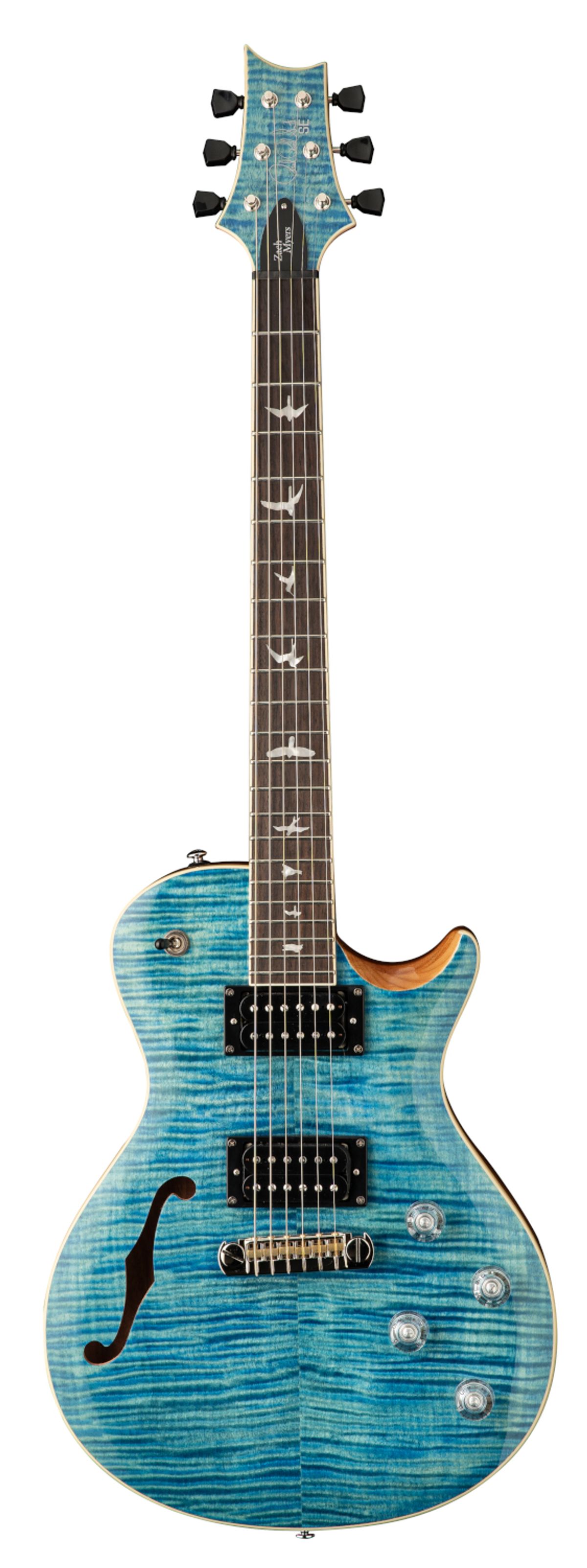 PRS SE-Zach Myers - Myers Blue El-guitar inkl. gigbag