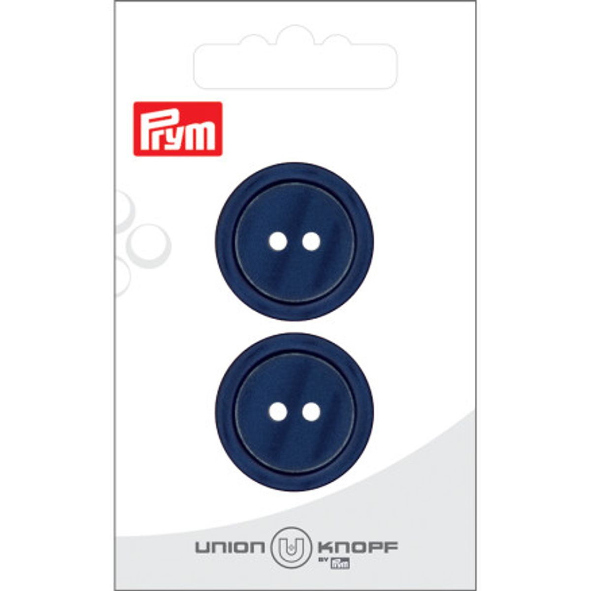 Prym Plastikknap Navy 2 Huller 25mm- 2 stk