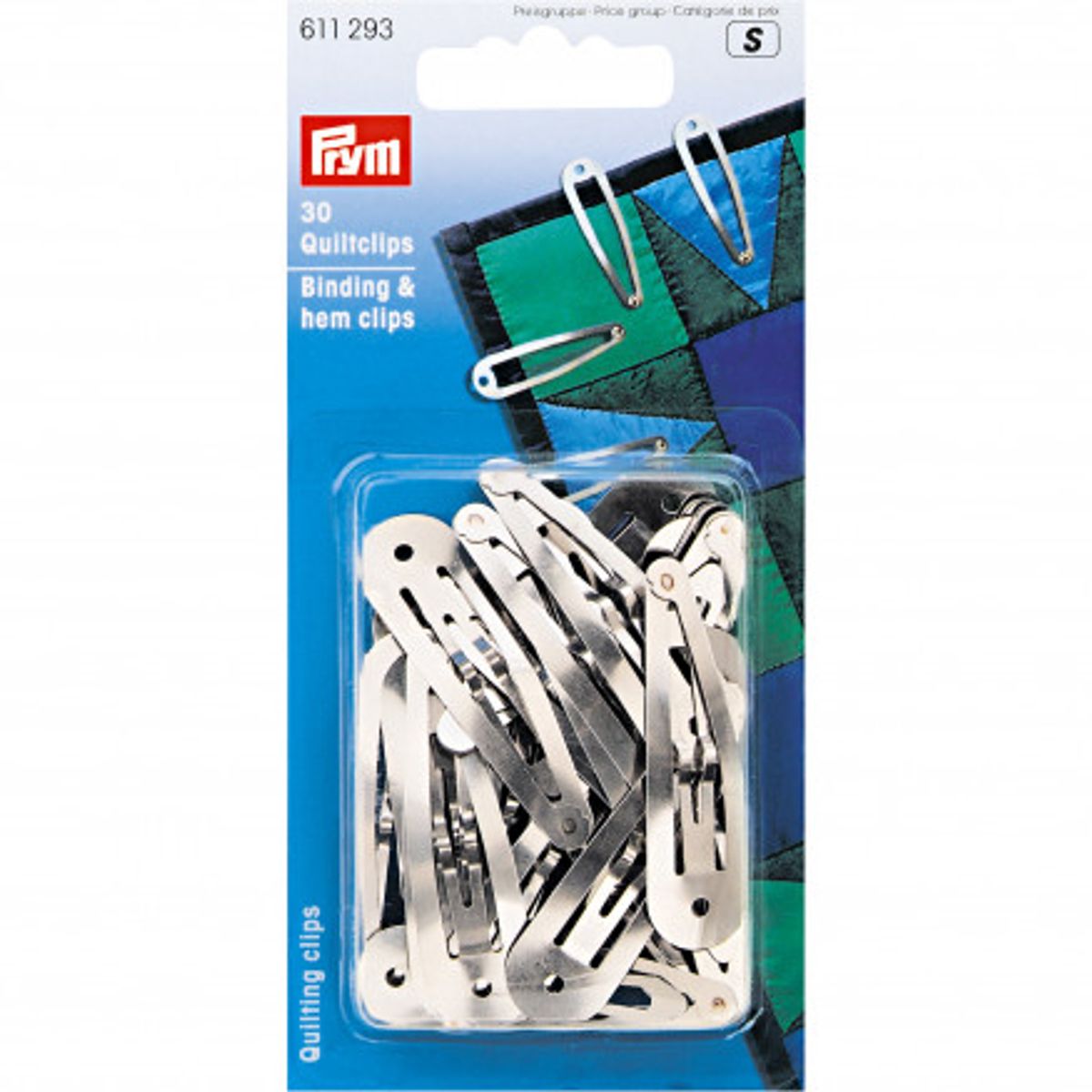 Prym Quilt Clips Stål - 30 stk