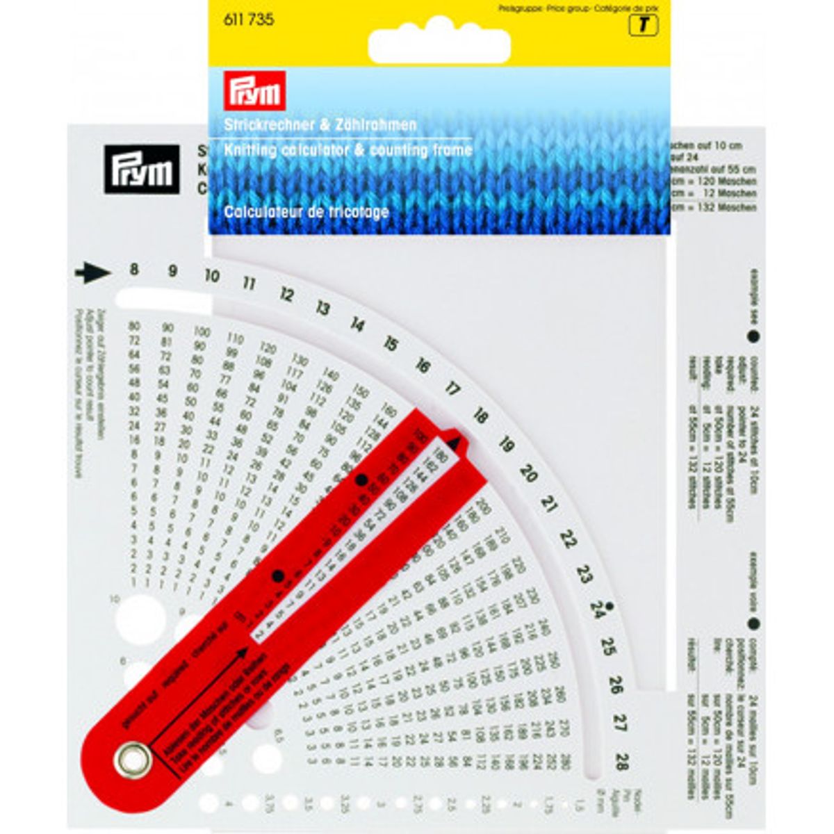 Prym Strikkekalkulator 3-i-1