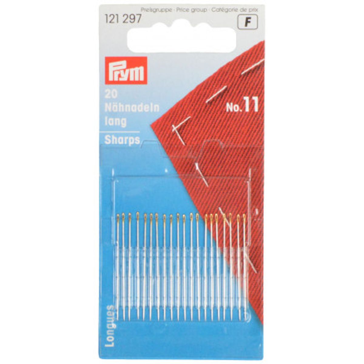 Prym Synåle Stål Sølv 0,50x32mm Str. 11 - 20 stk