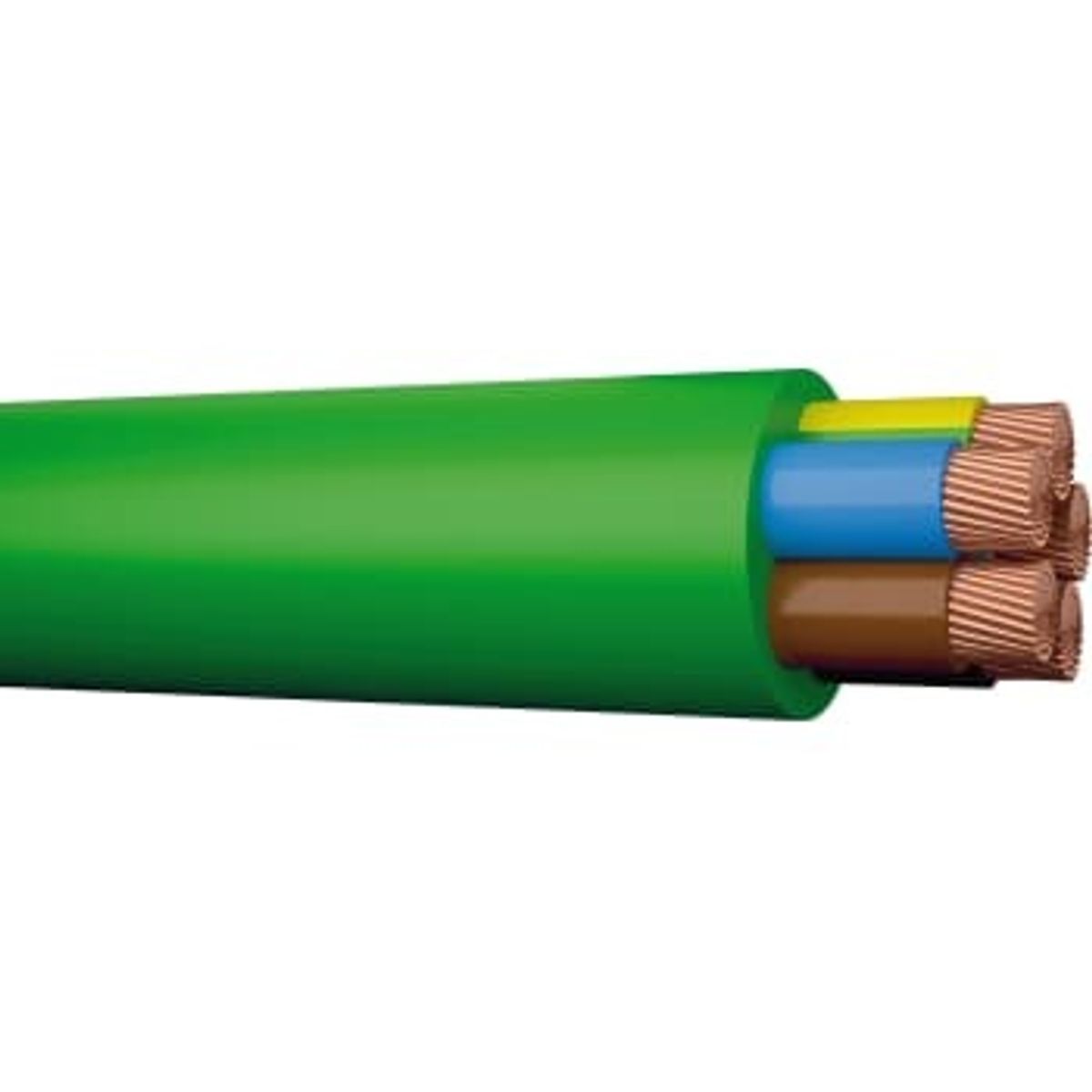 Prysmian Kabel rz1-k 3g2,5 gr&oslash;n