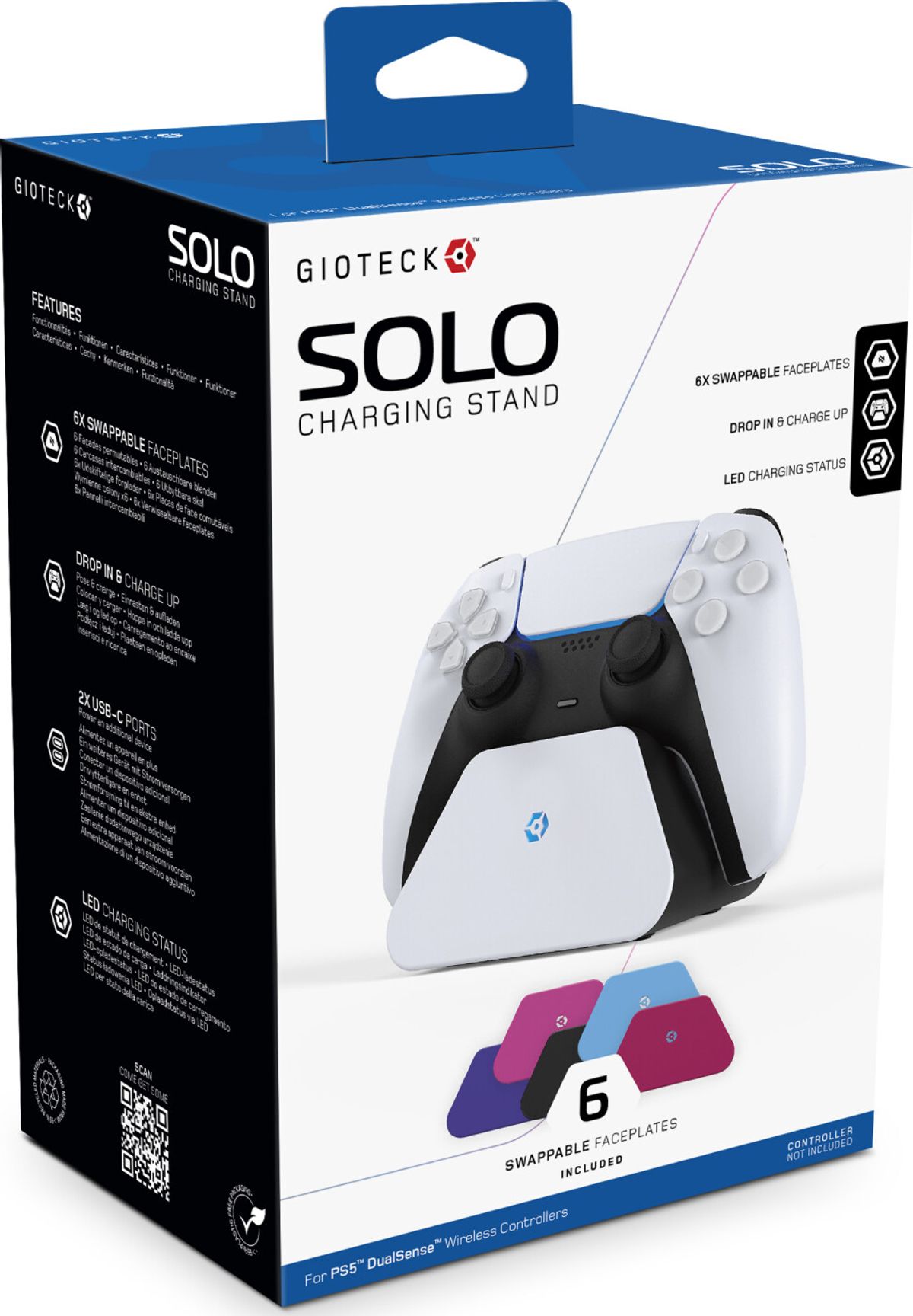 Ps5 Dualsense Ladestation - Solo - Gioteck