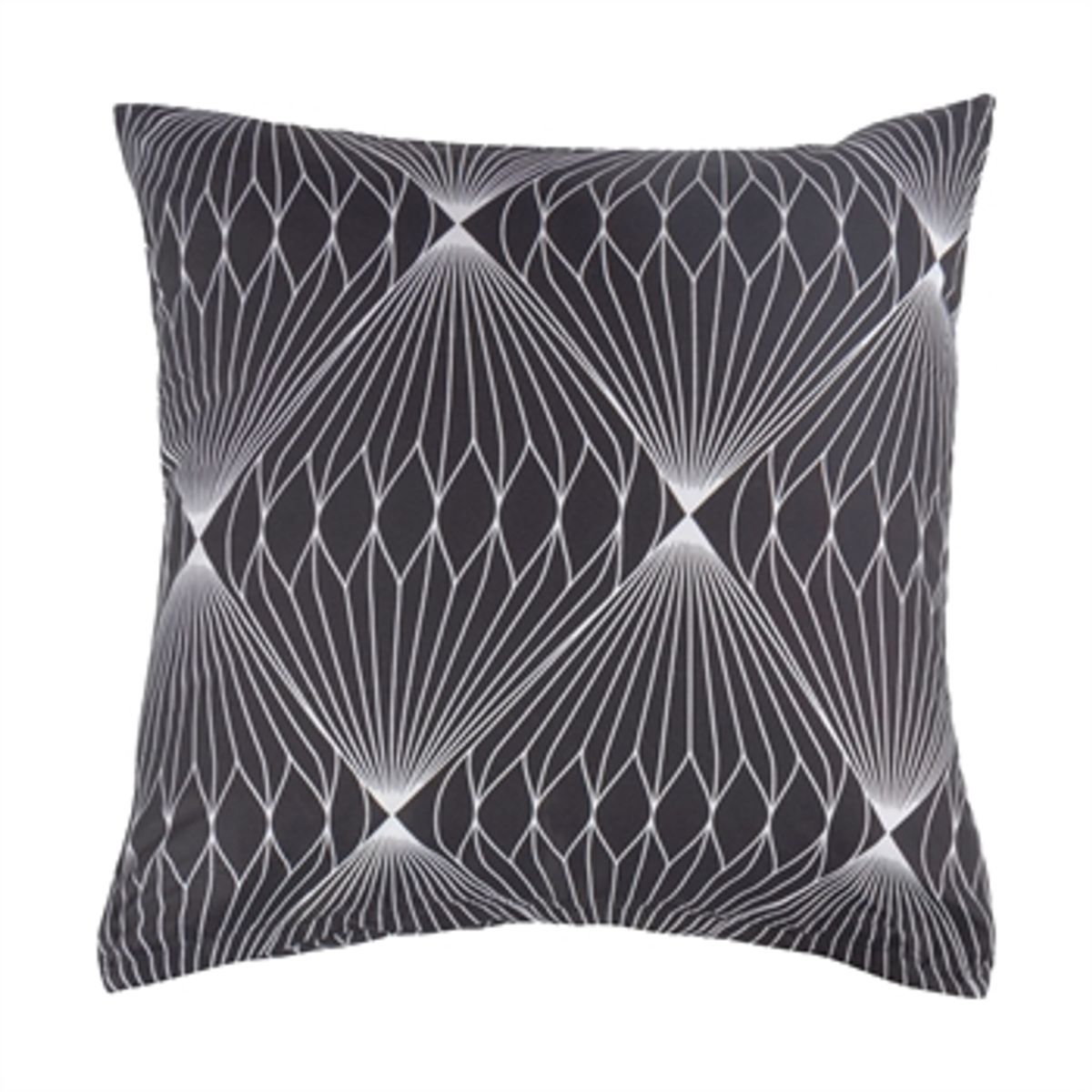 Pudebetræk 60x63 cm - Diamond grey - Hovedpudebetræk i 100% Bomuld