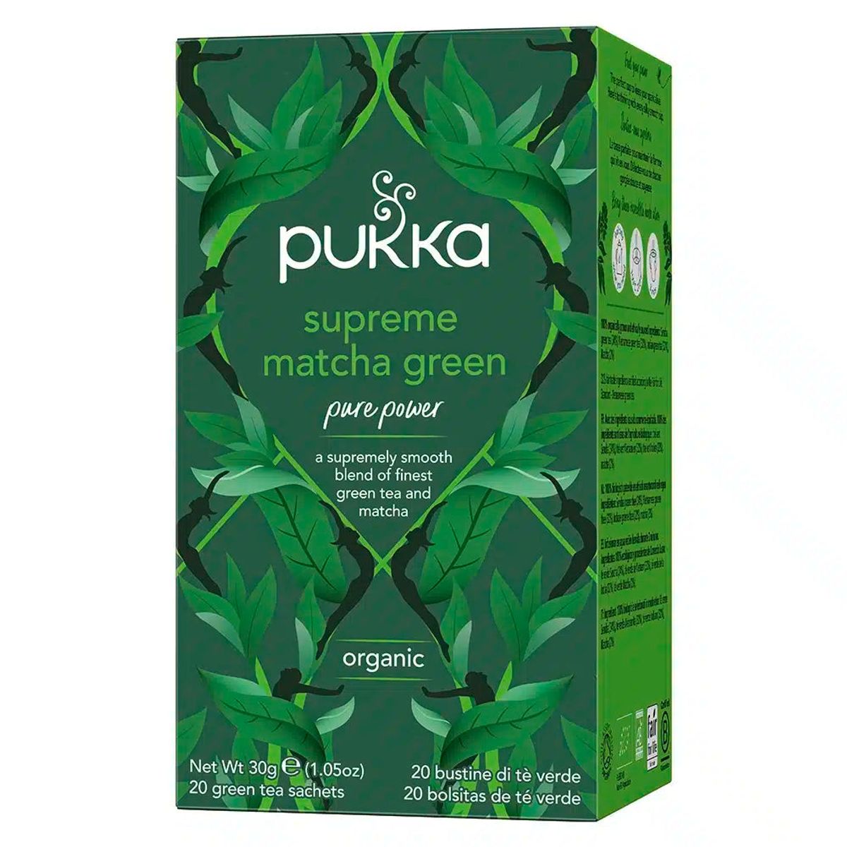 Pukka Grøn te Supreme Matcha Organic - 20 stk - brev te