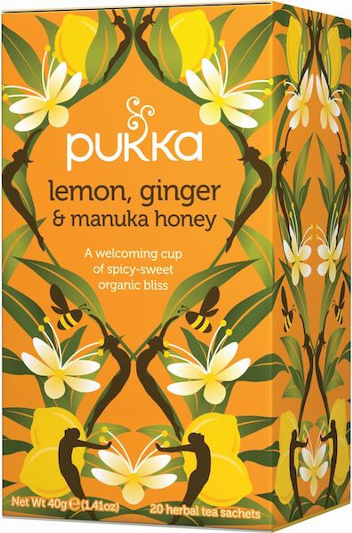 Pukka Lemon, Ginger & Manuka te &bull; 20 breve