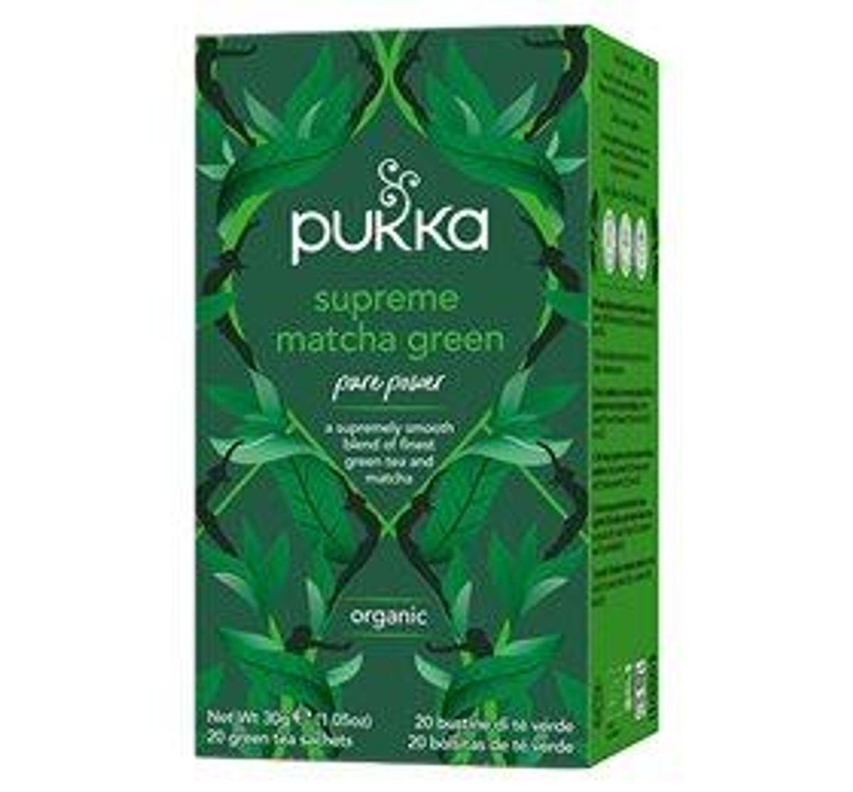 Pukka Supreme Green Matcha te Økologisk 20 breve