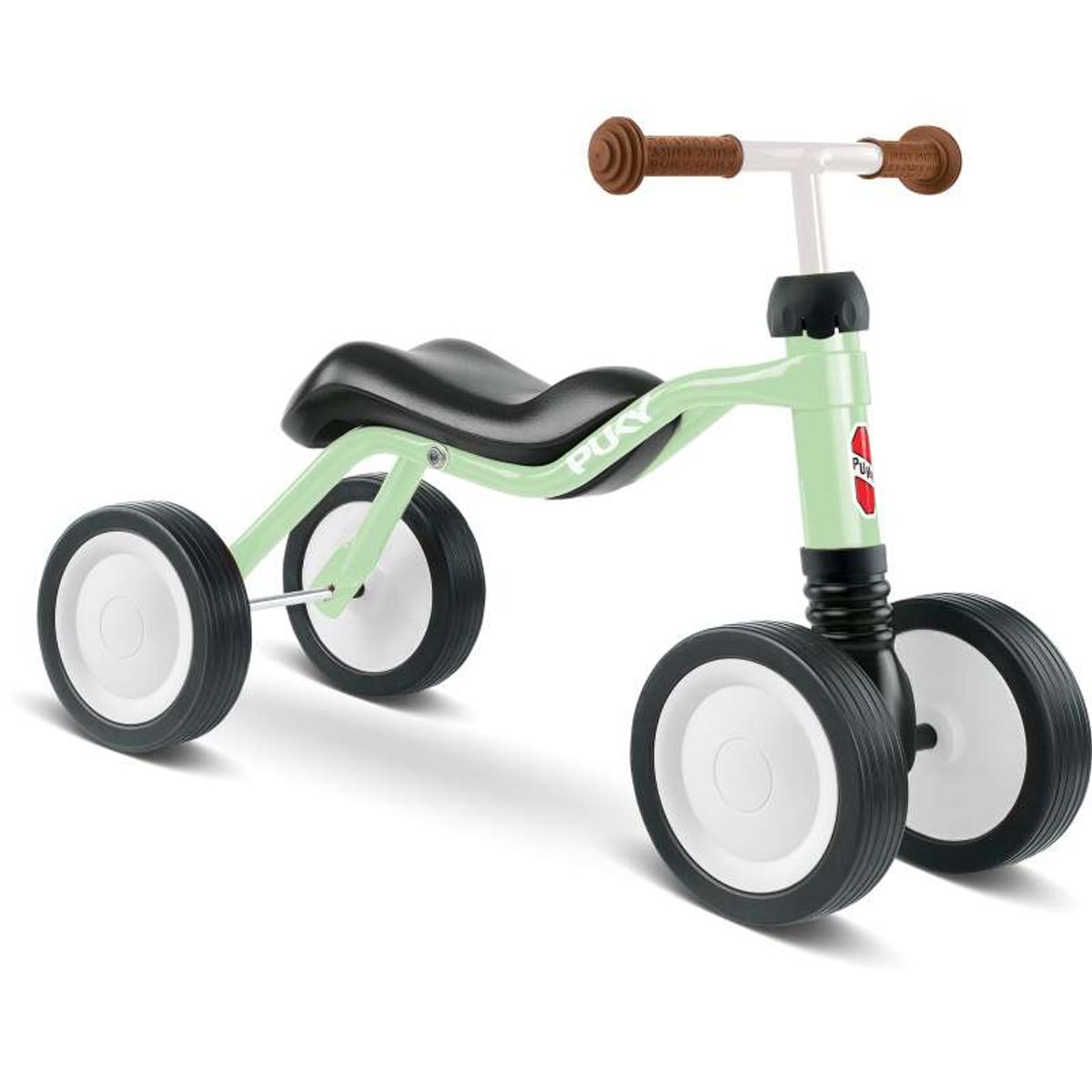 PUKY WUTSCH Løbecykel m. 4 Hjul - Pastel Green