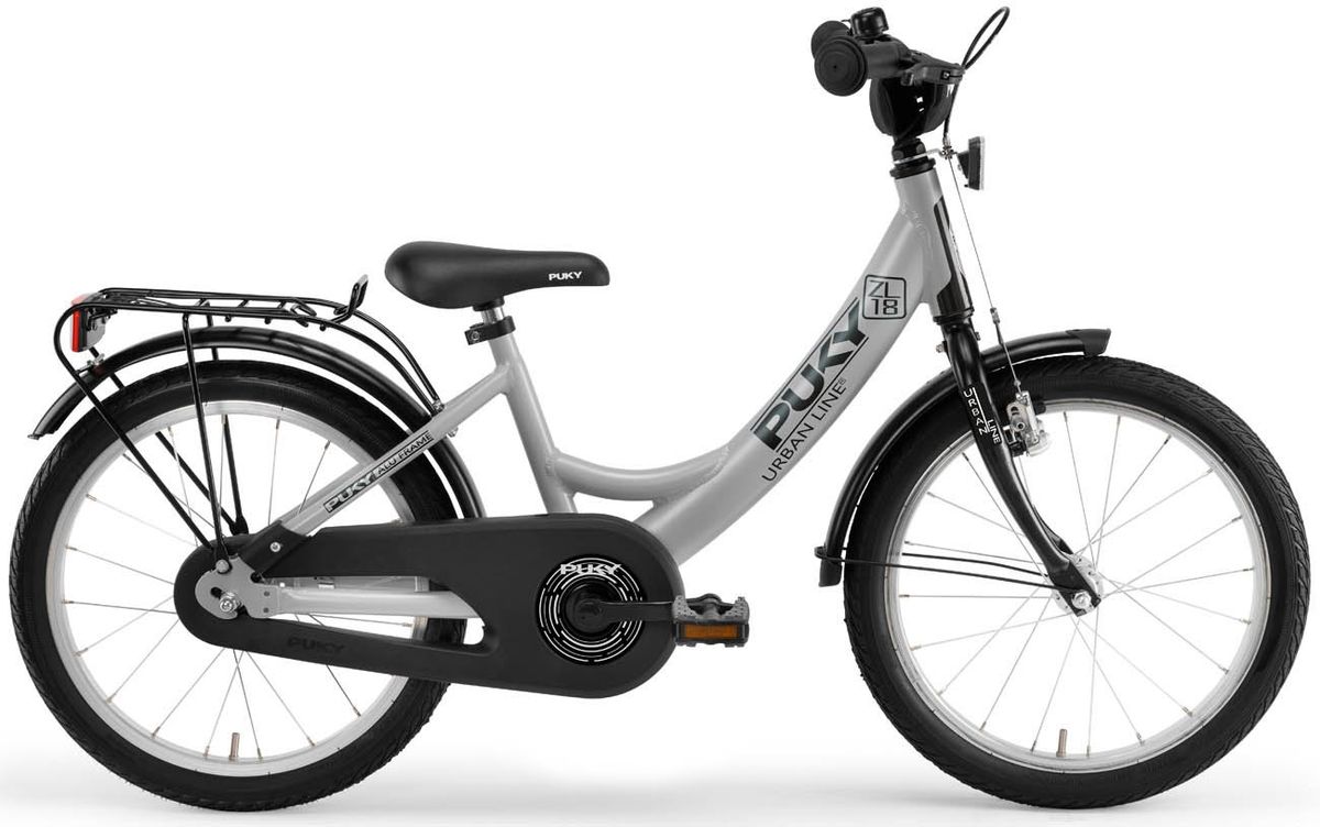 PUKY ZL 18" Alu Børnecykel, Grå