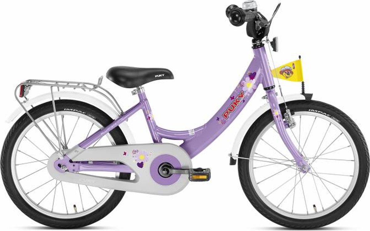 PUKY ZL 18" Alu Pigecykel, Lilla