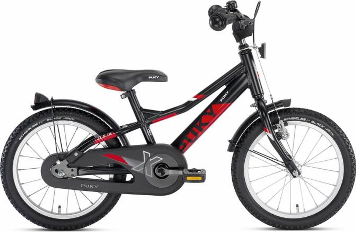 PUKY ZLX 16" Alu Drengecykel, Sort