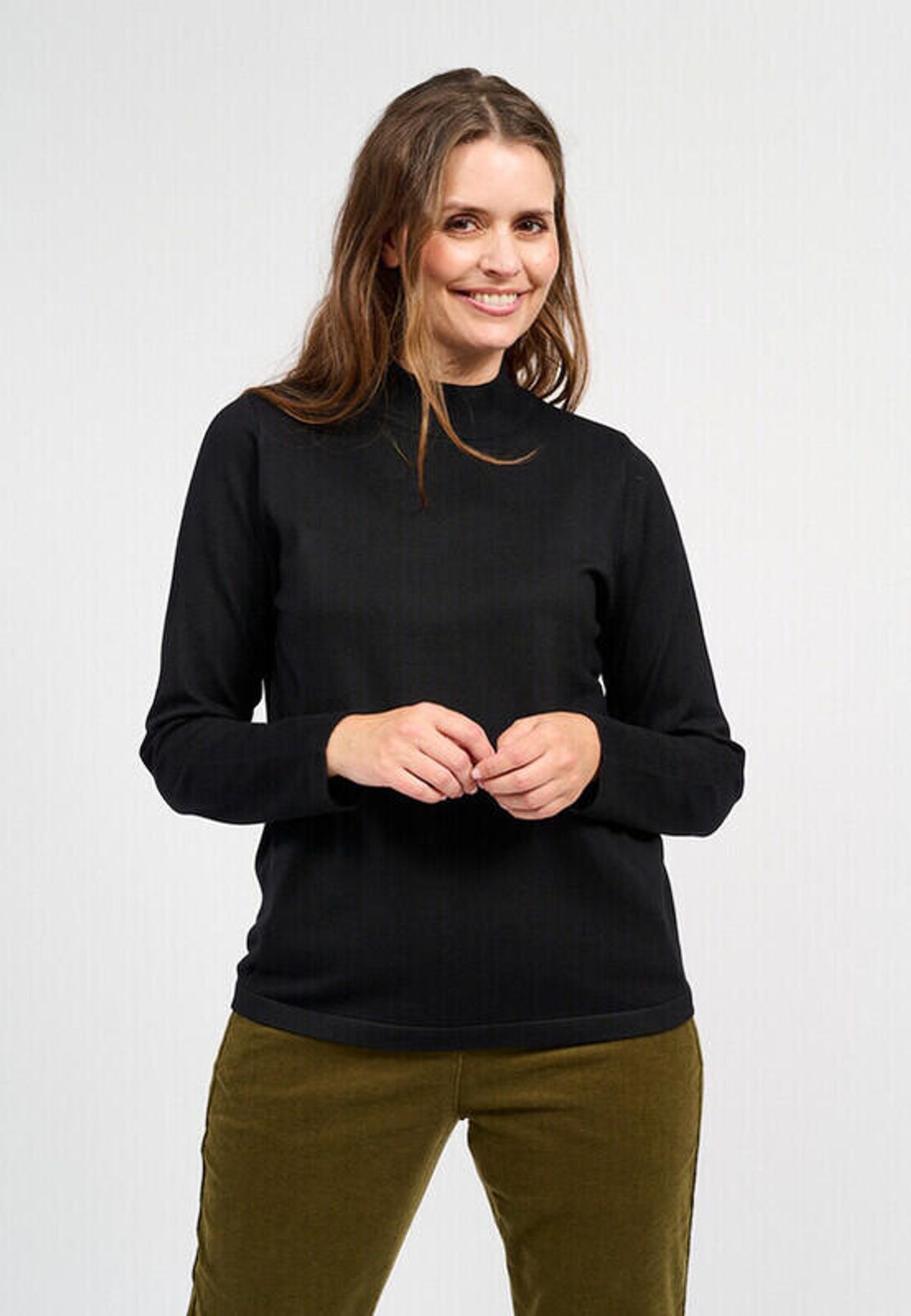 Pullover - Turtleneck - Black - Signature