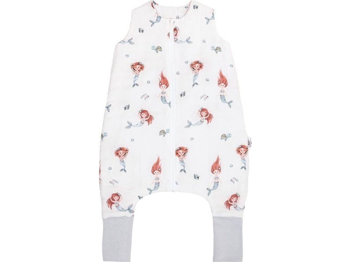 Pulp Bamboo Muslin-Sovepose Med Leggings-Syrenki- 1 Tog Sommer Fra 1 År Til 2,5 År