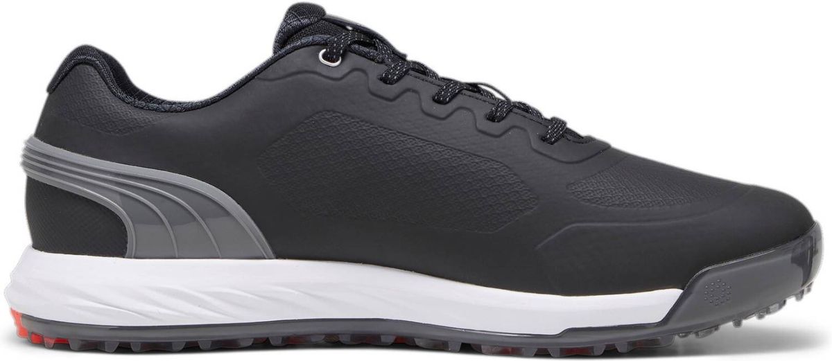 Puma Alphacat Nitro Vandtætte Herre Golfsko Uden Spikes - Puma Black/Quiet Shade/Red Blast - Str. 41 Normal