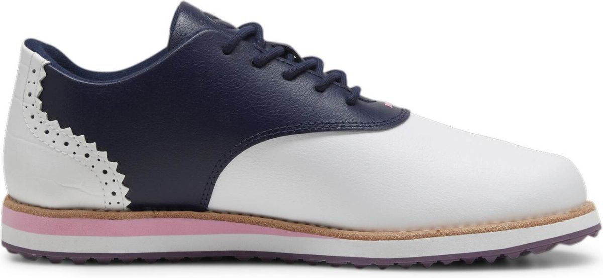 Puma Avant Vandtætte Dame Golfsko Uden Spikes - Puma White/Deep Navy - Str. 36 Normal